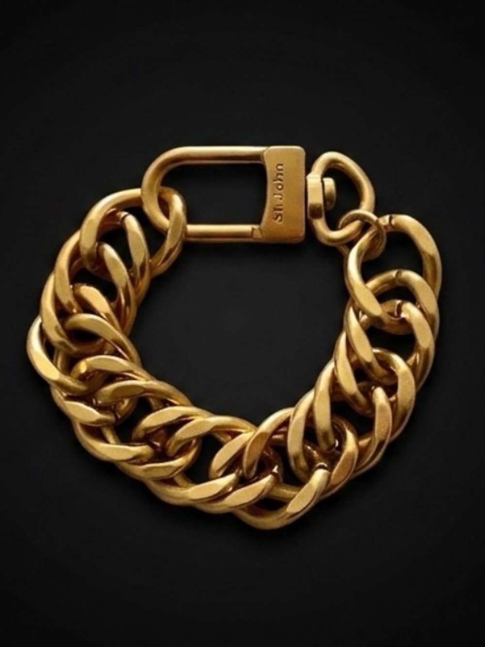 #263 St John Gold-tone Chunky Bracelet